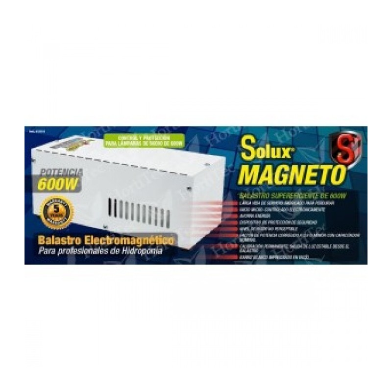 KIT 600W SOLUX MAGNETO HORTILIGHT VANGUARD PLUG AND PLAY