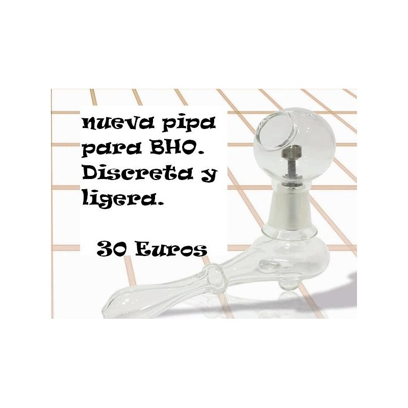 PIPA CRISTAL BHO TORNILLO TITANIO