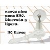 PIPA CRISTAL BHO TORNILLO TITANIO