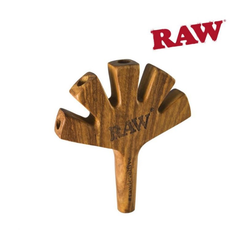 PIPA DE MADERA RAW 5 SALIDAS