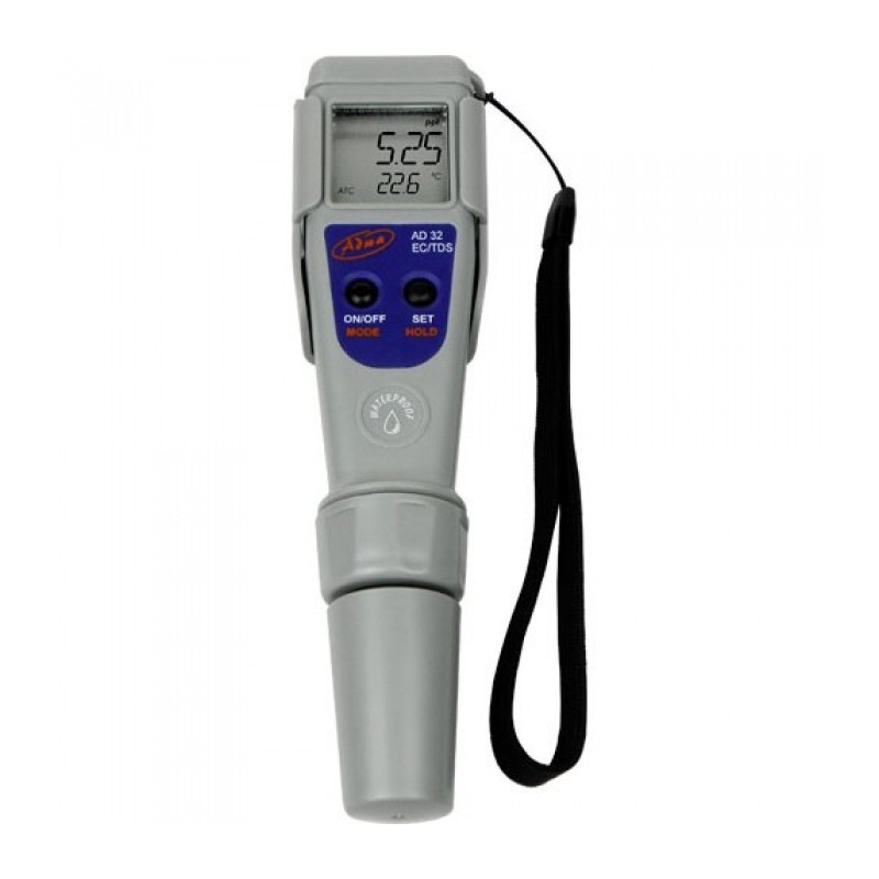 MEDIDOR EC /TEMP. ADWA DIG. WATERPROOF (AD32A)